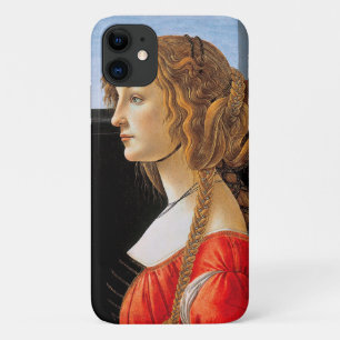 Portret van een dame, Sandro Botticelli iPhone 11 Hoesje