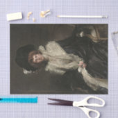 Portret van een dame van Hugh de Twenebrokes Tissuepapier (Craft)