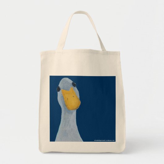 Portret van een Duck Bag Tote Bag (Voorkant)