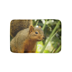 Portret van een eekhoorn Natuur Dierenfotografie Badmat
