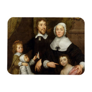 Portret van een familie, waarschijnlijk die van Ri Magneet