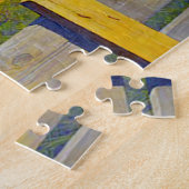 Portret van een Farmer NC Wyeth 1943 Americana Art Legpuzzel (Zijkant)