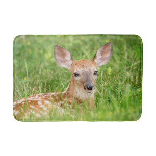 Portret van een Fawn (witte staarten) Badmat