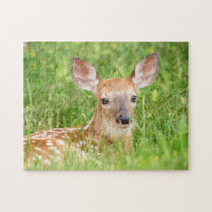 Portret van een Fawn (witte staarten) Legpuzzel
