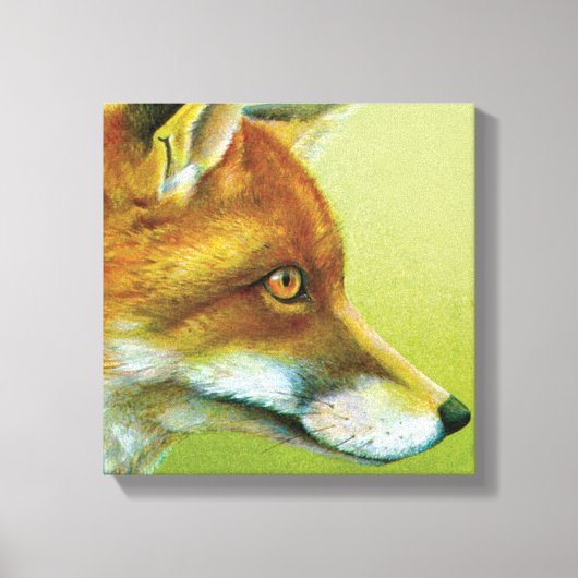 Portret van een foliescanvasafdruk canvas afdruk (Voorkant)