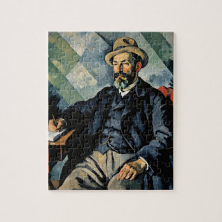 Portret van een gerenommeerde verkoper: kunst legpuzzel