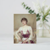 Portret van een gravin briefkaart (Staand voorkant)