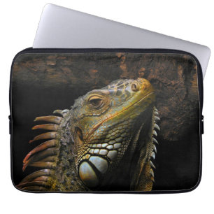 Portret van een Iguana Laptop Sleeve