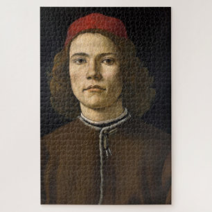 Portret van een jong Man (door Sandro Botticelli) Legpuzzel