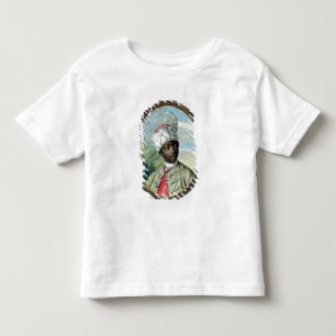 Portret van een jong Man (m/v en lichaamskleur op Kinder Shirts