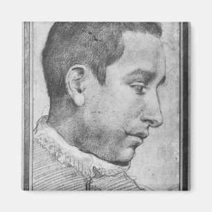 Portret van een jong man magneet