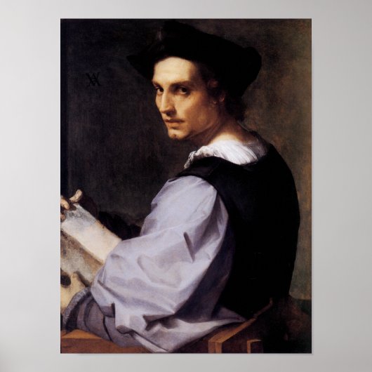 Portret van een jong Man Poster (Voorkant)