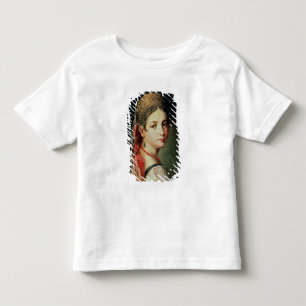 Portret van een jong meisje in Sarafan en Kinder Shirts