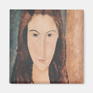 Portret van een jong meisje magneet