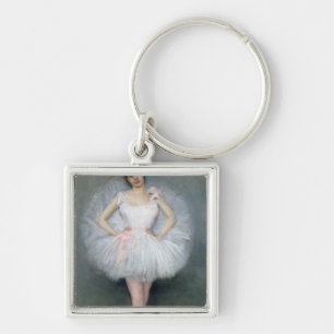 Portret van een jonge Ballerina Sleutelhanger