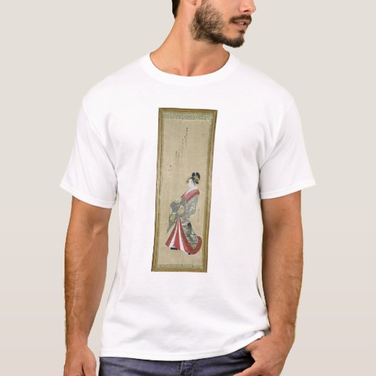 Portret van een jonge hoffesan t-shirt (Voorkant)