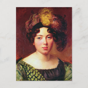 Portret van een jonge Schotse vrouw Briefkaart