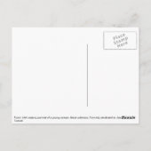 Portret van een jonge vrouw briefkaart (Achterkant)