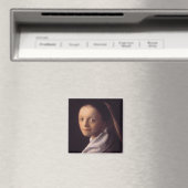 Portret van een jonge vrouw magneet (Insitu (Vaatwasser))