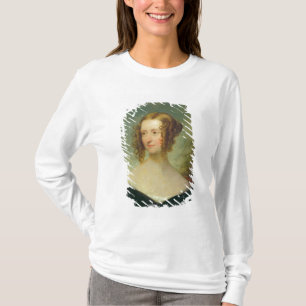 Portret van een jonge vrouw t-shirt