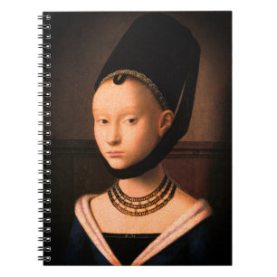 Portret van een jonge vrouw (van Petrus Christus) Notitieboek