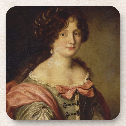 Portret van een jongedame onderzetter (Voorkant)