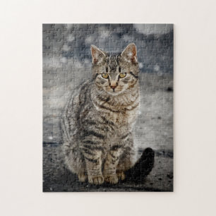 Portret van een kat legpuzzel