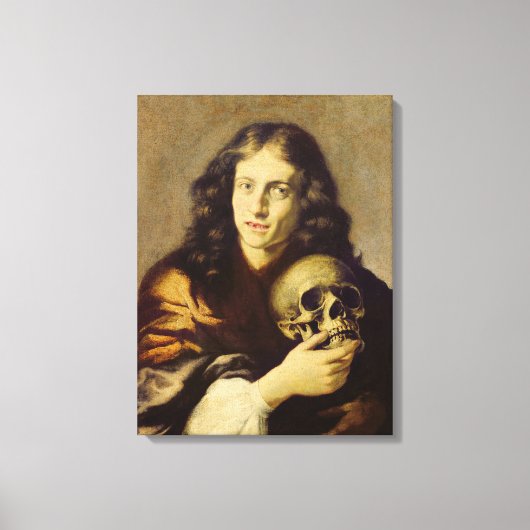 Portret van een Man 2 Canvas Afdruk (Voorkant)