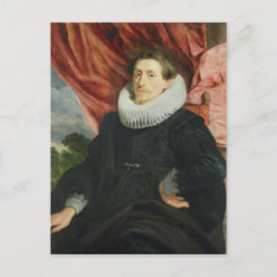Portret van een Man, c.1619 Briefkaart