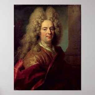 Portret van een Man, c.1715 Poster