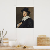 Portret van een Man - Frans Hals Fine Art Poster (Keuken)