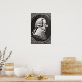 Portret van een medaillon van Adam Smith Poster (Keuken)