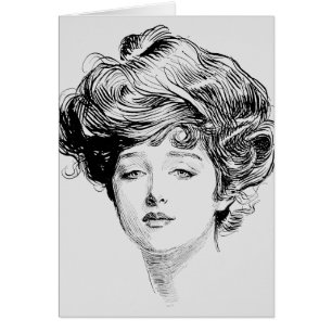 Portret van een meisje van Gibson, 1900