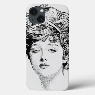Portret van een meisje van Gibson, 1900 iPhone 13 Hoesje