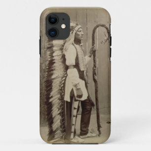 Portret van een Native American van 'Buffalo Bill' iPhone 11 Hoesje