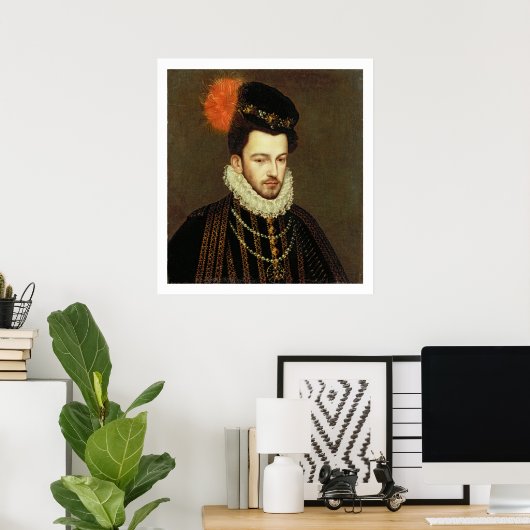 Portret van een Nobleman 2 Poster (Thuiskantoor)