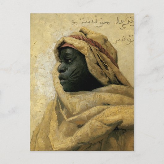 Portret van een Nubian Briefkaart (Voorkant)