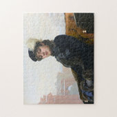 Portret van een onbekende vrouw, Ivan Kramskoi Legpuzzel (Verticaal)
