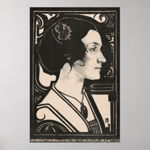 Portret van een onbekende vrouw Schets (1916) Poster