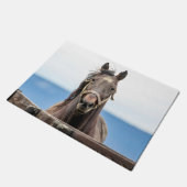 Portret van een paard deurmat (Schuin)