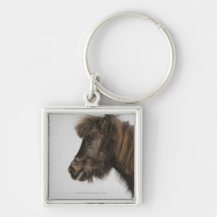 portret van een paard sleutelhanger