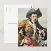 “Portret van een Piraat” door Onbekende Kunstenaar Briefkaart (Voorkant / Achterkant)