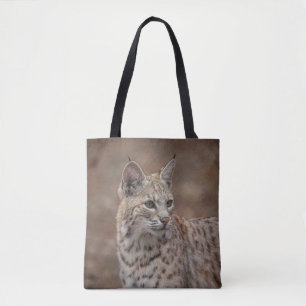 Portret van een rode lynx draagtas
