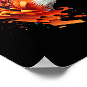 Portret van een rode vos poster (Hoek)