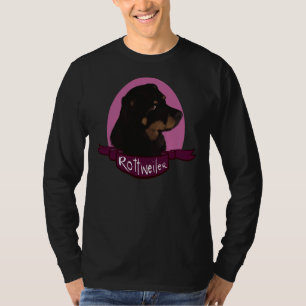 Portret van een rottweiler t-shirt
