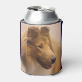 Portret van een ruige Sable Collie Blikjeskoeler (Blikje Voorkant)