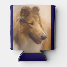 Portret van een ruige Sable Collie