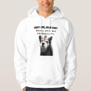 Portret van een schattige hond hoodie