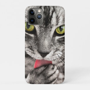 Portret van een schattige kat iPhone 11 pro hoesje
