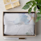 Portret van een schilderij van de Waterverf van he Tissuepapier (Geschenk)